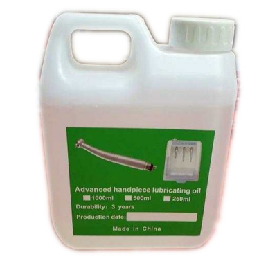 Dental handpiece cleaning lubricant oil