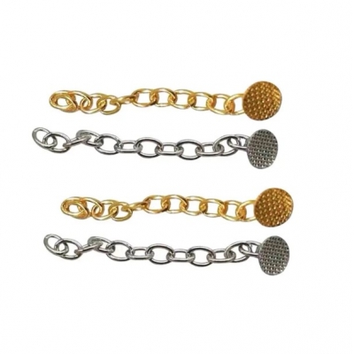 Lingual Button with Chain
