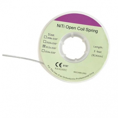 Orthodontic Niti Open Coil Spring